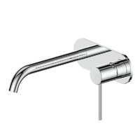 Greens Tapware Wall Basin Mixer with Face Plate Bathroom Tap Gisele Chrome 184025210