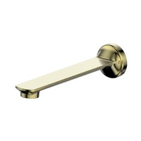 Greens Tapware Bath Spout 203mm Astro II Brushed Brass 255666