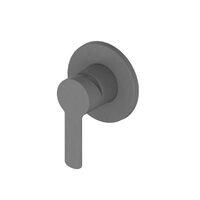 Greens Tapware Bathroom Shower Mixer Tap Round Plate Astro II Gun Metal LF2524806GM