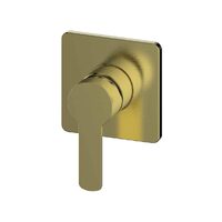 Greens Tapware Bathroom Shower Mixer Tap Square Plate Astro II Brushed Brass 25258066