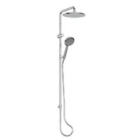 Greens Tapware Twin Shower Rail Bathroom Rocco Chrome 18790CP