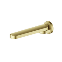 Greens Tapware Bathroom Swivel Bath Spout 210mm Astro II Brushed Brass 21777BB