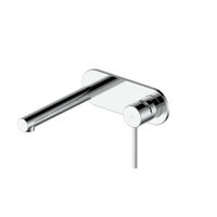 Greens Tapware Wall Basin Mixer with Plate Bathroom Tap Spout Chrome Maci 212025210