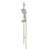 Bathroom Adjustable Rail Shower Rain Boost Brushed Nickel Greens Tapware Glide Syntra 64400BN