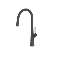 Greens Tapware Kitchen Sink Mixer Swivel Tap Pull-Down Lustro Brushed Copper LF1950254BC