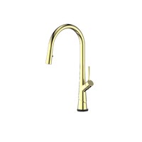 Pull Down Kitchen Sink Mixer Swivel Tap Bruched Brass Greens Tapware Lustro Kontact LF19580254BB