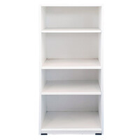 Wardrobe 4 Shelf  Insert Clothes Robe Storage Unit 505(W)mm x 1100(H)mm White RI 4