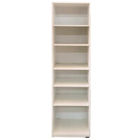 Wardrobe 6 Shelf Insert Clothes Robe Storage Unit 505(W)mm x 1800(H)mm White RI 10