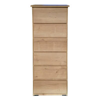 Chest of Drawers 420mm Wide Clothes Storage Cabinet 6 Drawer Arlington BC 2B