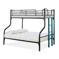 Hypersonic Bunk Bed Metal Single over Double Black Ashton - Frame Only