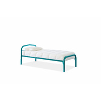 Hypersonic King Single Size Bed Metal - Frame Only Turquoise Balmoral