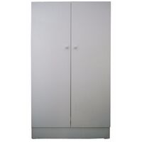 2 Door Budget White Linen Pantry Clothes Cupboard Storage Unit  90cm x 180cm PT 3C