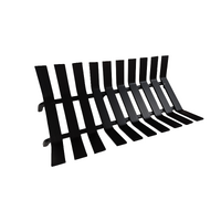 Fire Grate 680mm x 350mm Heavy Duty Steel Basket Open Fireplace Tool SP68E 10 Bars