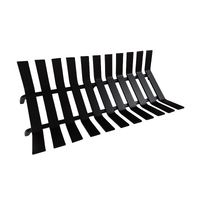 Fire Grate 745mm x 350mm Heavy Duty Steel Basket Open Fireplace Tool 11 Bars SP74E