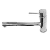 Castano Kitchen Sink Mixer Round Pin Lever Tap Upswept Faucet Milan MIMIRUSIC