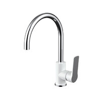 Best BM Gooseneck Kitchen Sink Mixer Chrome Faucet London BTC7360