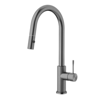 Nero Tapware Opal  Pull Out Sink Mixer With Vegie Spray Function Graphite NR251908GR