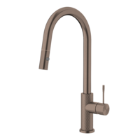 Nero Tapware Opal Pull Out Sink Mixer With Vegie Spray Function Brushed Bronze NR251908BZ