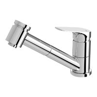 Phoenix Tapware Pull Out Kitchen Sink Mixer Swivel Tap Chrome Ivy MKII 154-7100-00