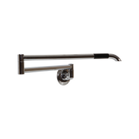 Folding Laundry Arm 600mm Sink Expandable Spout Chrome Brasshards 1LA660CLF