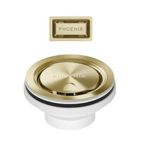 50mm Covered Sink Basket Waste & Overflow Phoenix Tapware 340-8584-12