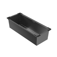 Stainless Steel Colander Brushed Carbon Phoenix Tapware 340-8560-16