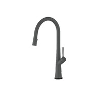 Lustro Kontact Pull-Down Sink Mixer PVD Gun Metal Greens Tapware LF19580254GM