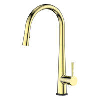 Galiano Kontact Pull-Down Sink Mixer PVD Brushed Brass Greens Tapware LF1758203BB