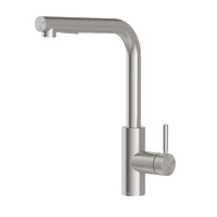 Vivid MKII Pull Out Sink Mixer 230mm L Shaped Stainless Steel Phoenix Tapware 146-7125-51-1