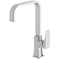 Phoenix Kitchen Sink Mixer 200mm Squareneck Faucet Chrome Tap Argo AG731 CHR