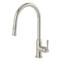 Phoenix Tapware Cromford Pull Out Kitchen Sink Mixer Tap 200mm Brushed Nickel 134-7120-40-1