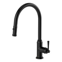 Phoenix Tapware Cromford Pull Out Kitchen Sink Mixer Tap 200mm Matte Black 134-7120-10-1