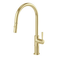Phoenix Tapware Wiltern Pull Out Sink Mixer Kitchen Tap 230mm Lead Free Brushed Gold 144-7105-12-1