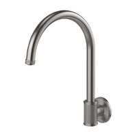Phoenix Tapware Wiltern Wall Sink Outlet 180mm Laundry Spout Gooseneck Brushed Carbon 144-0870-31-1