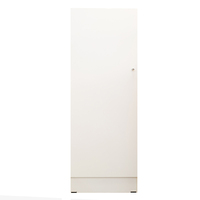 White Pantry Cupboard Kitchen Shelf Laundry Storage Unit  1 Door Budget Melamine 60cm x 180cm PT 2B