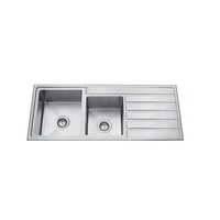 Best BM Paris Handmade Kitchen Sink 1 & 3/4 Bowl Left Hand Bowl BKS-HP12050A