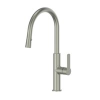 Greens Tapware Kitchen Pull Down Gooseneck Sink Mixer Astro II Brushed Nickel LF254383BN