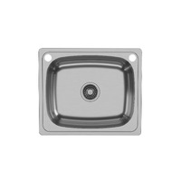 Phoenix Tapware 1000 Series 1 and 1/3 Right Hand Bowl Kitchen Sink with Drainer Taphole Stainless Steel 300-4111-50