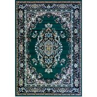 Mos Rugs Allure Rug Traditional Floor Area Carpet 160 x 215cm Dark Green B17135-350