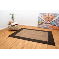 Mos Rugs Suva Rug Outdoor Floor Area Carpet 160 x 230cm Coffee Black B405-121