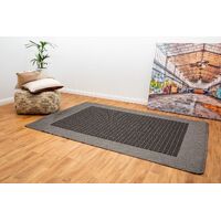 Mos Rugs Suva Rug Outdoor Floor Area Carpet 160 x 230cm Black Grey B405-212