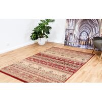 Mos Rugs Agrabah Rug Traditional 1m points Floor Area Carpet 160 x 235cm Red BAGRABAH135-RED