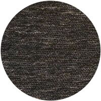 Mos Rugs Hemp Round Rug Jute Floor Area Carpet 160 x 160cm Black BHEMPCIRC-BLACK
