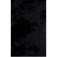 Mos Rugs Lucas Rug Shag Floor Area Carpet 155 x 225cm Black BLUCAS-BLACK
