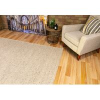 Mos Rugs Park Lane Rug Hand Crafted Wool Floor Area Carpet 155 x 225cm Stone BPARKLANE-STONE