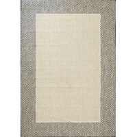 Mos Rugs Chino Rug Flatwoven Floor Area Carpet 160 x 230cm Ivory Silver B1584-IVORYSILVER