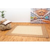 Mos Rugs Suva Rug Outdoor BCF Floor Area Carpet 200 x 290cm 405 Natural Coffee C405-712