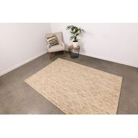 Mos Rugs Bellevue Rug Wool Floor Area Carpet 200 x 290cm 560 Natural CBELL560-NATURAL