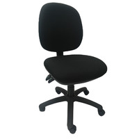 Office Chair Medium Back Support Furniture Seating YS Design Echo Task Black YS07