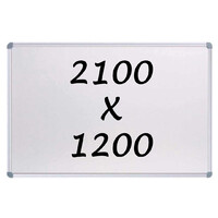 Whiteboards Direct Magnetic Whiteboard 2100mm x 1200mm Writing Board Commercial 10y Warranty